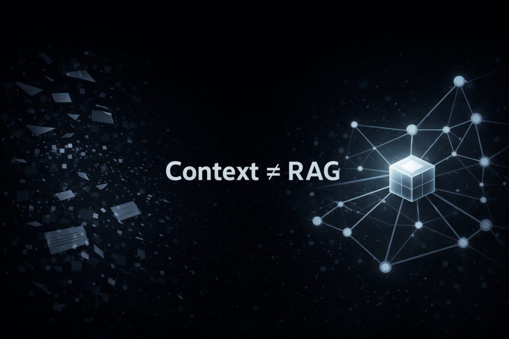 RAG != Context